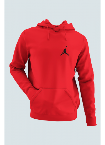 Air Jordan 04 Kırmızı NBA Erkek Kapşonlu Sweatshirt - Hoodie Air Jordan 04 Kırmızı NBA Erkek Kapşonlu Sweatshirt - Hoodie
