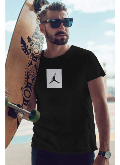 Air Jordan 09 Siyah NBA Erkek Tshirt - Tişört Air Jordan 09 Siyah NBA Erkek Tshirt - Tişört