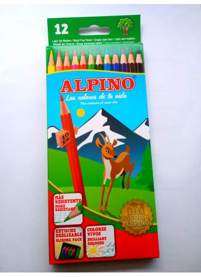 ALPINO 12 RENK KURU BOYA ALPINO 12 RENK KURU BOYA