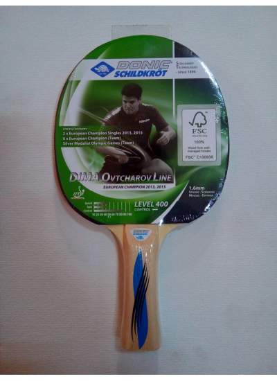 DONIC SCHILDKRÖT LEVEL 400 MASA TENİSİ RAKETİ DONIC SCHILDKRÖT LEVEL 400 MASA TENİSİ RAKETİ
